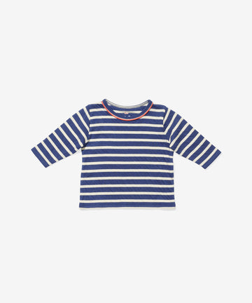 Edward Baby T-Shirt, Marine Stripe