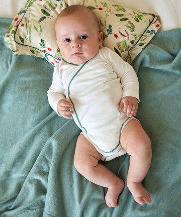 Crossbody One-piece 2 Pack, Seafoam Piping