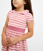 Allegra Dress, Petal Mini Stripe