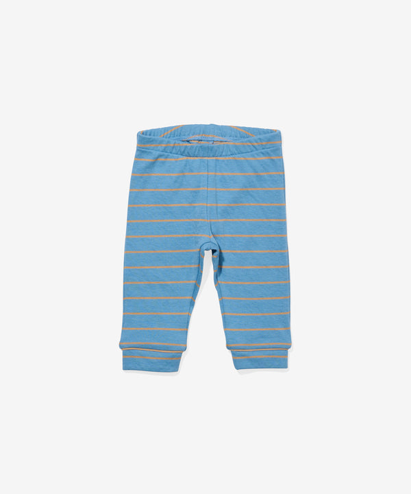 Andy Baby Legging, Blue Fine Stripe