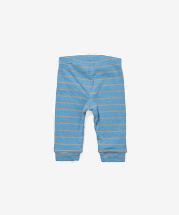 Andy Baby Legging, Blue Fine Stripe