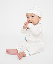 Andy Baby Legging, Blue Hearts