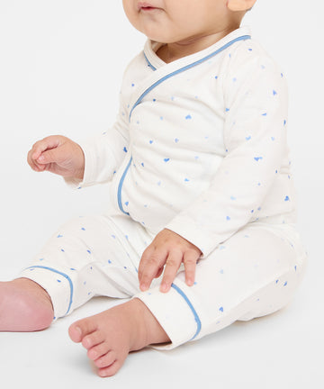 Andy Baby Legging, Blue Hearts