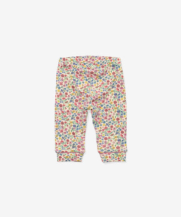 Andy Baby Legging, Burgundy Coneflower Floral