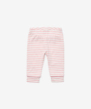Andy Baby Legging, Dusty Rose Mini Stripe