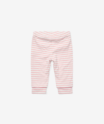 Andy Baby Legging, Dusty Rose Mini Stripe