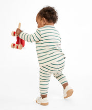 Andy Baby Legging, Pine Stripe