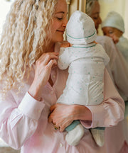 Andy Baby Legging, Seafoam Hearts