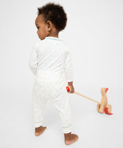 Andy Baby Legging, Seafoam Hearts