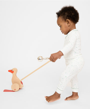 Andy Baby Legging, Seafoam Hearts