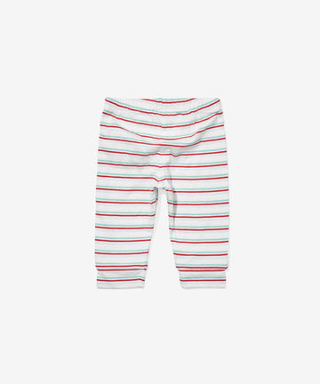 Andy Baby Legging, Turquoise Triple Stripe