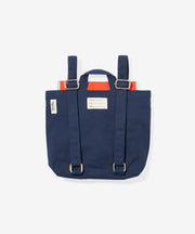 blue red square laptop backpack My First Backpack