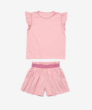 Bea Short Set, Dusty Rose