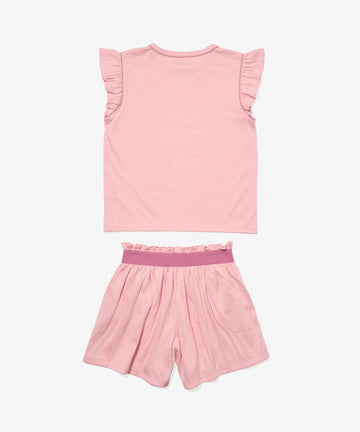 Bea Short Set, Dusty Rose