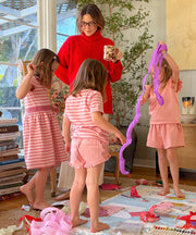 Bea Short Set, Dusty Rose