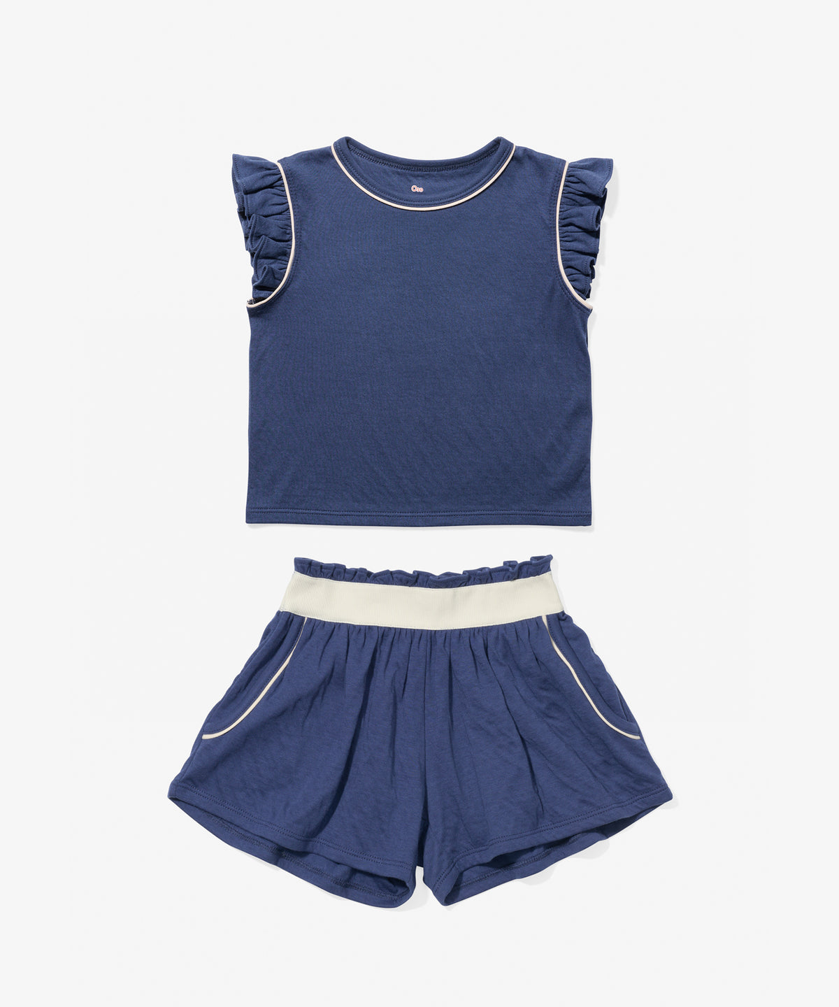 Oso & Me Bea Short Set, Navy