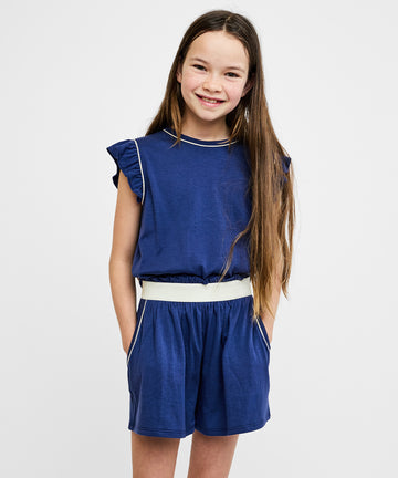 Bea Short Set, Navy
