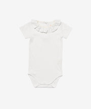 Belle Ruffle One-piece, Vanilla Piping