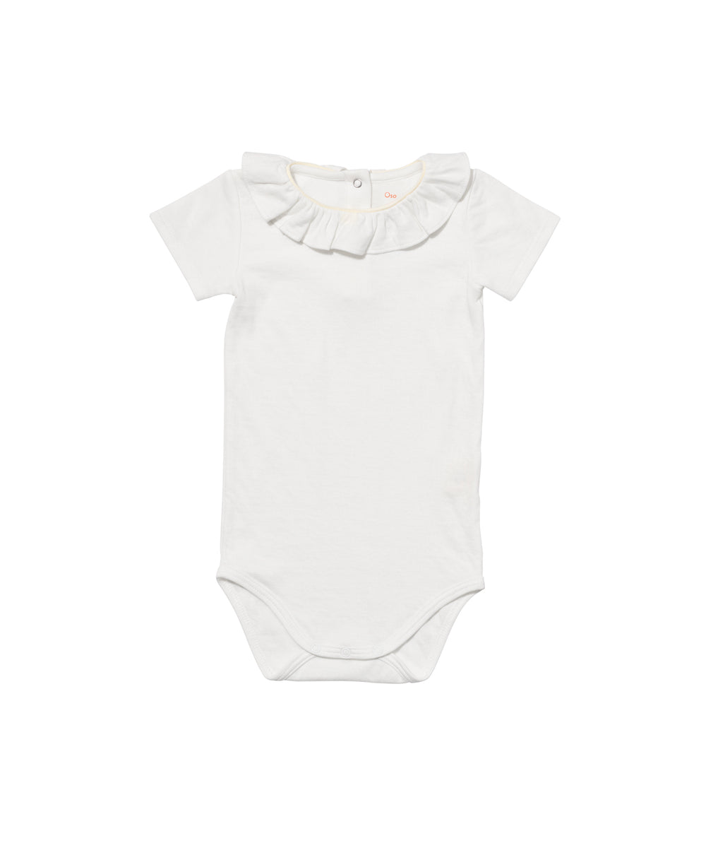 Belle Ruffle One-piece, Vanilla Piping