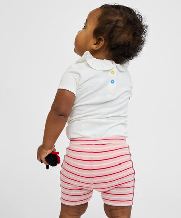 Belle Ruffle One-piece, Rose Piping