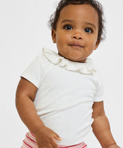 Belle Ruffle One-piece, Rose Piping