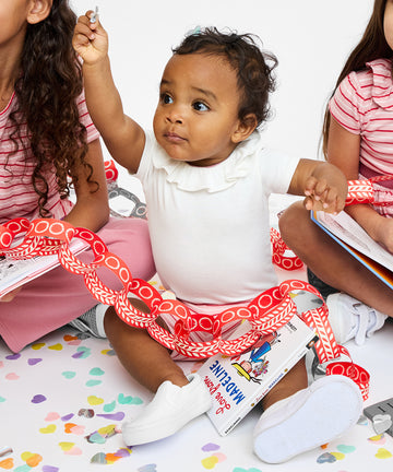 Belle Ruffle One-piece, Rose Piping