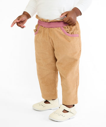 Betsy Baby Pant, Honey Corduroy