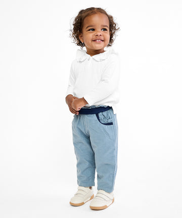 Betsy Baby Pant, Rain Corduroy