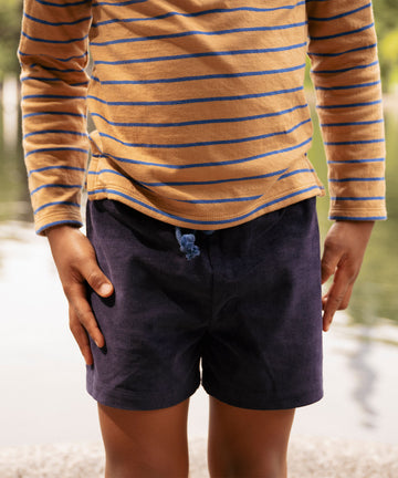 Bingo Short, Navy Corduroy