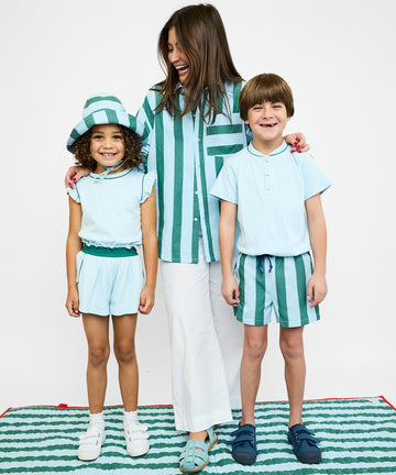 Bingo Short, Surf Stripe