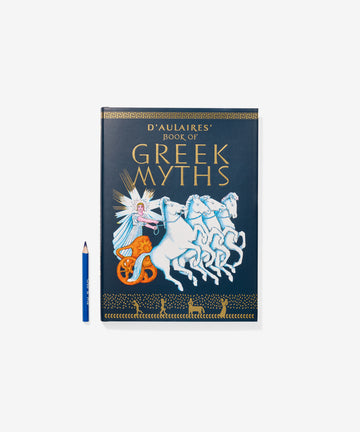 Hardcover Classic Book, Daulaires Book of Greek Myths