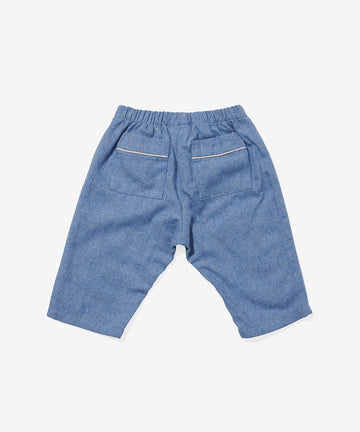 Bowie Baby Pant, Blue Flannel