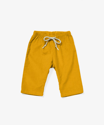 Bowie Baby Pant, Mustard Corduroy