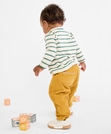 Bowie Baby Pant, Mustard Corduroy