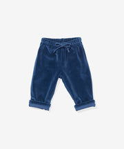 Bowie Baby Pant, Petrol Velvet