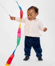 Bowie Baby Pant, Petrol Velvet