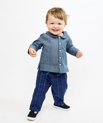 Bowie Baby Pant, Blueprint Corduroy