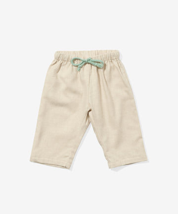 Bowie Baby Pant, Oatmeal Flannel
