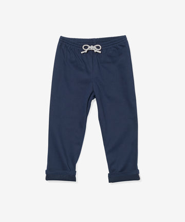 Bowie Pant, Navy with Cloud Drawcord