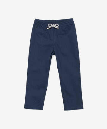 Bowie Pant, Navy with Cloud Drawcord
