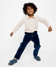 Bowie Pant, Petrol Velvet