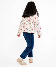 Bowie Pant, Petrol Velvet