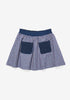 Oso & Me Carter Skirt, Marine Tiny Check