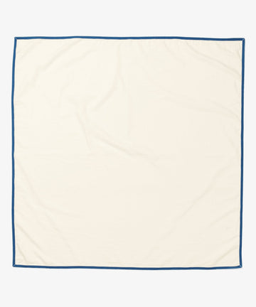 Organic Blanket Bundle, Blue Piping