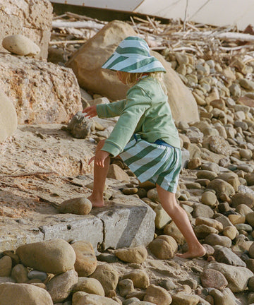 Cecil Short Set, Surf Stripe