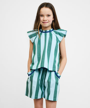 Cecil Short Set, Surf Stripe