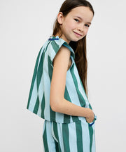 Cecil Short Set, Surf Stripe