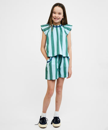 Cecil Short Set, Surf Stripe