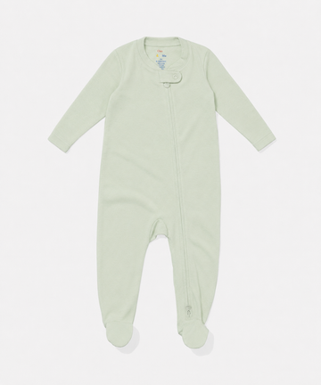 Marley Zip Pajama, Dusty Seafoam