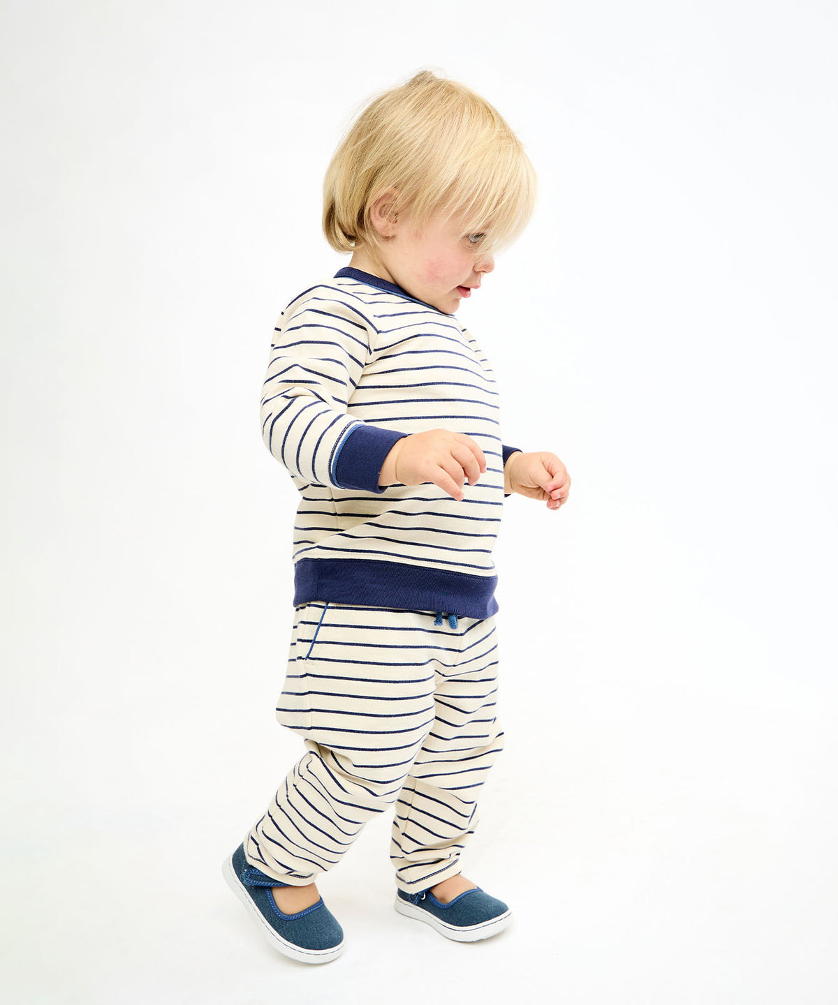 Chris Jogger, Navy French Stripe
